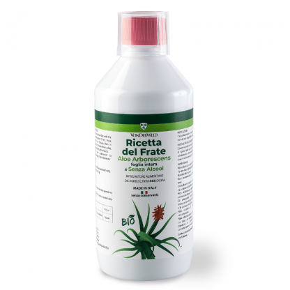 Aloe Arborescens - Ricetta di Padre Zago Senza Alcool Vonderweid 500 ml